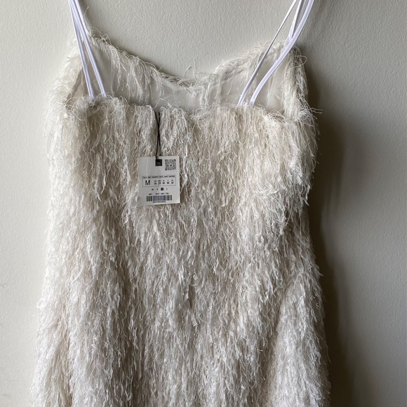 Zara Cream Mini Dress - Picture 3 of 5